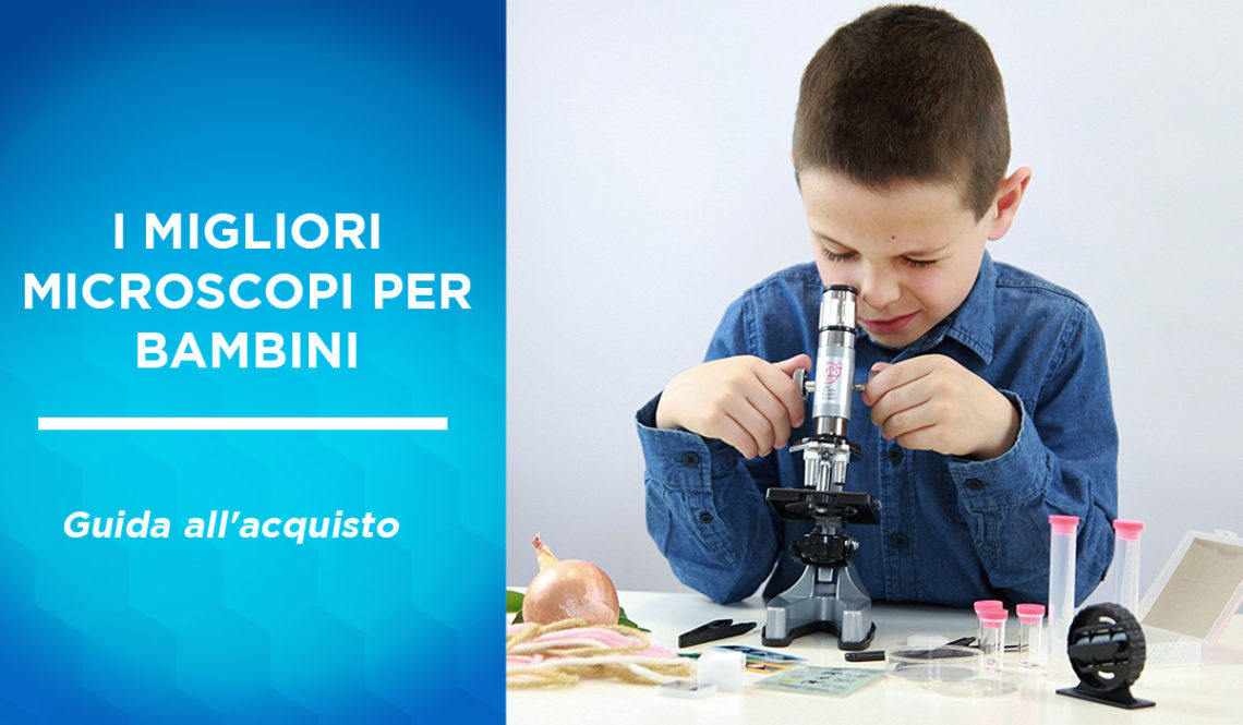 Microscopio per bambini con 30 esperimenti per la loro istruzione 
